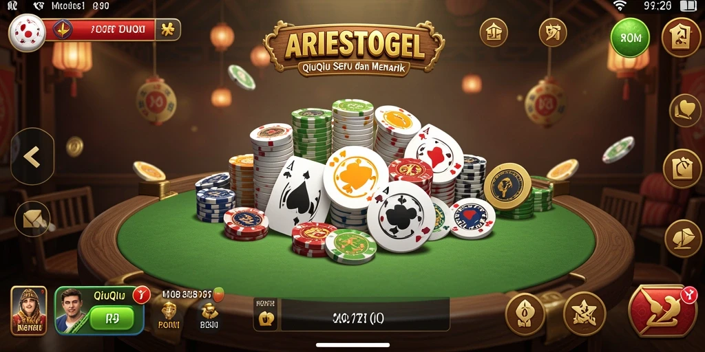 Tangkapan layar ARIESTOGEL menampilkan keseruan gameplay QiuQiu.