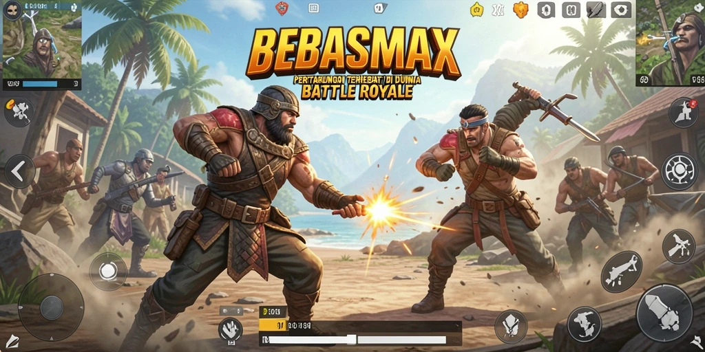 Gameplay seru dan menegangkan di dunia BEBASMAX.