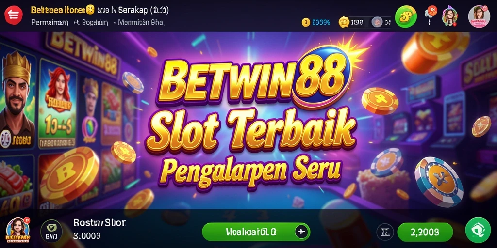 Screenshot gameplay BETWIN88 yang menampilkan slot dengan grafis menarik.