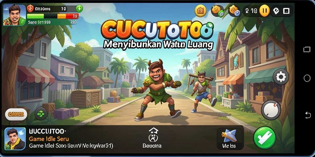 Tampilan gameplay Idle yang menarik di CUCUTOTO.