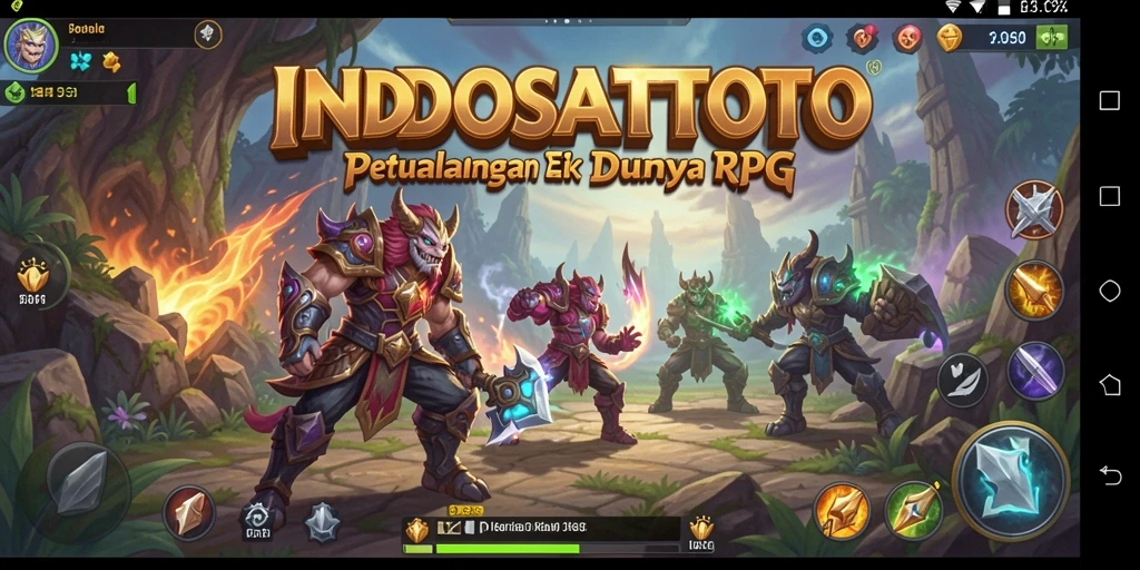 Tampilan menarik dari gameplay RPG INDOSATTOTO yang penuh petualangan.