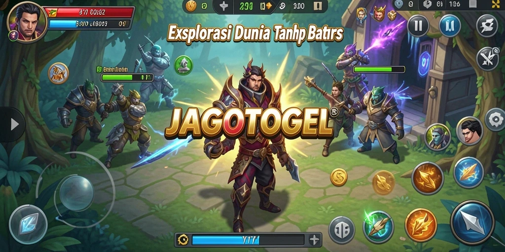 Screenshot gameplay Open World JAGOTOGEL menampilkan petualangan yang mendebarkan.
