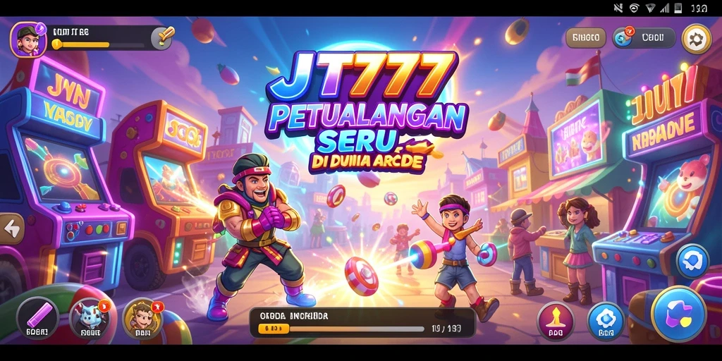 Screenshot JT777 menunjukkan gameplay Arcade yang seru dan menantang.