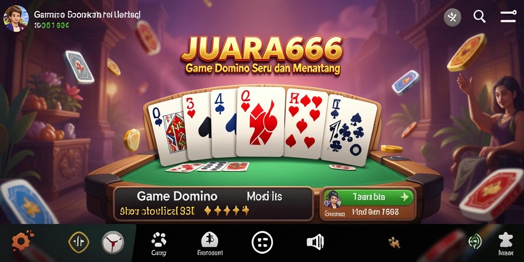 Tampilan gameplay JUARA666 yang seru dan menarik.