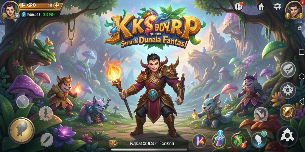 Tampilan gameplay KKRP yang mengagumkan dalam petualangan fantasi.