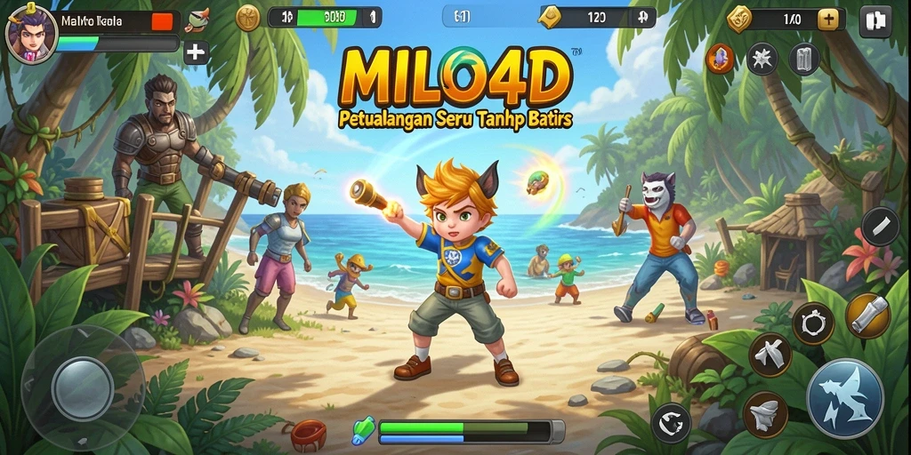 Tampilan gameplay petualangan mendebarkan di dunia <strong>MILO4D</strong>.