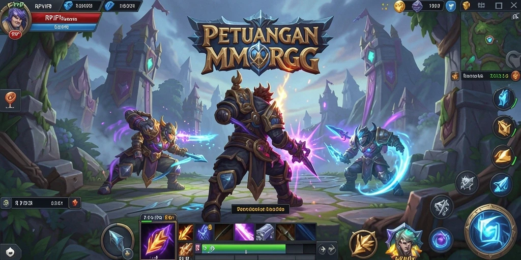 Gameplay seru RPVIP8 di dunia petualangan MMORPG.