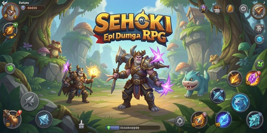 Tangkapan layar gameplay SEHOKI menunjukkan aksi RPG yang menarik.