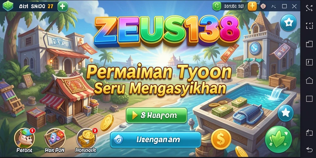 Tampilan gameplay menarik dari permainan Tycoon ZEUS138.